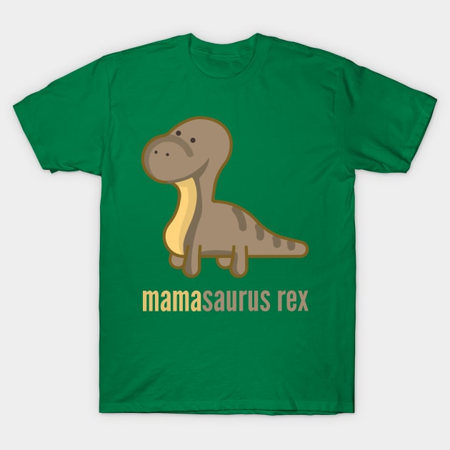 Mamasaurus Rex Shirt Family Dinosaur T-Shirts T-Shirt by DoggyStyles
